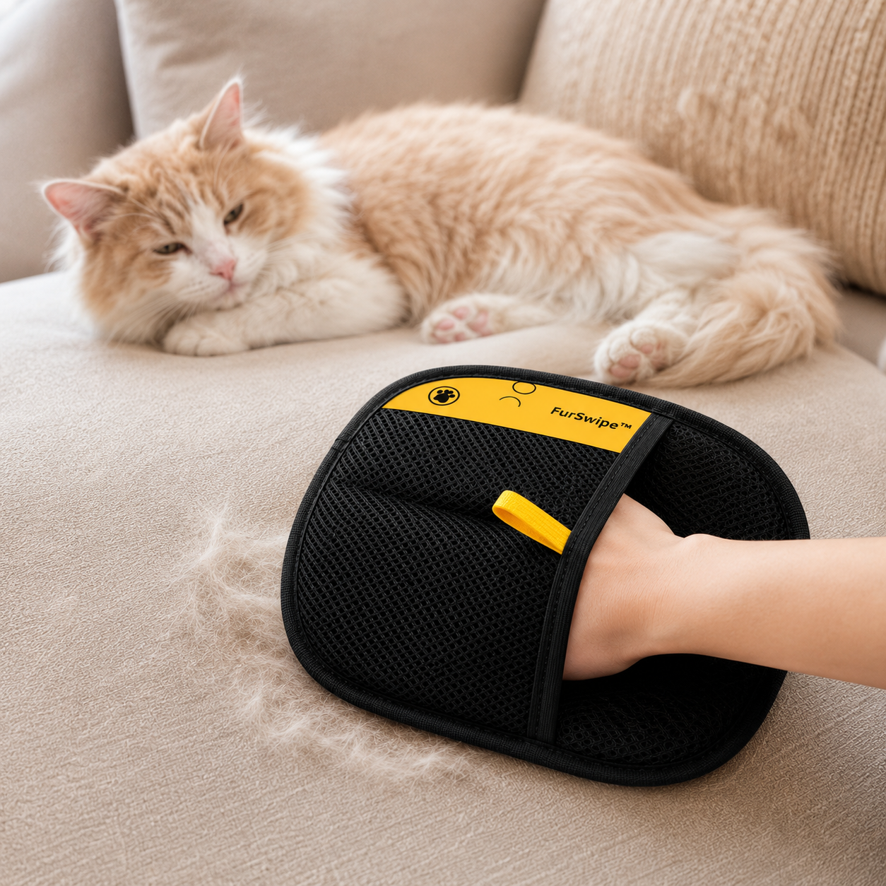 PetHairGlove Dual-Side Pet Fur Brush