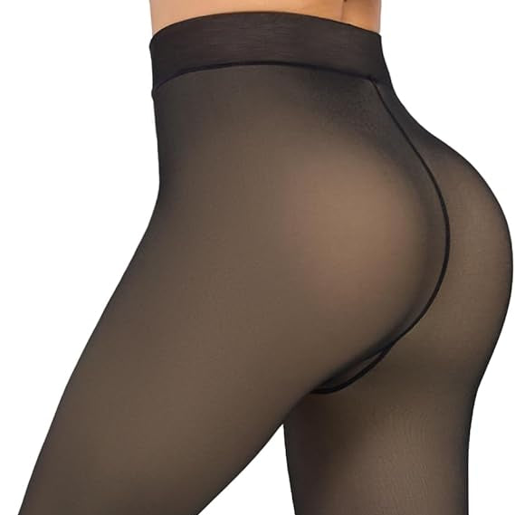 SPOONME2 Fleece Leggings Lined Tights