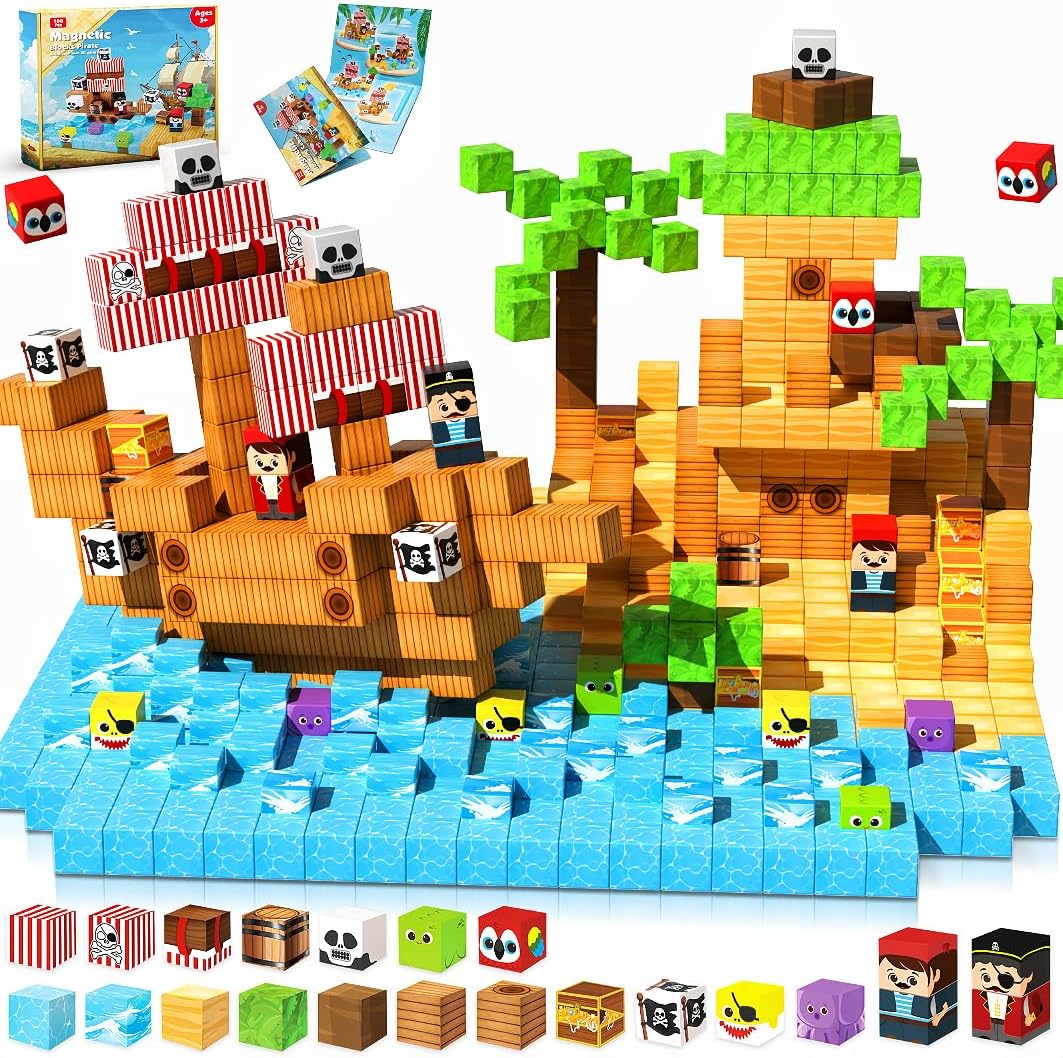 Magnetic Adventure Blocks Set