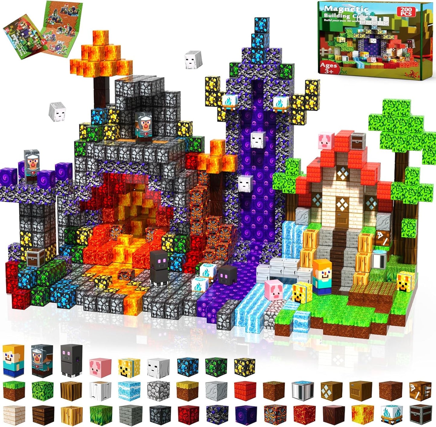 Magnetic Adventure Blocks Set