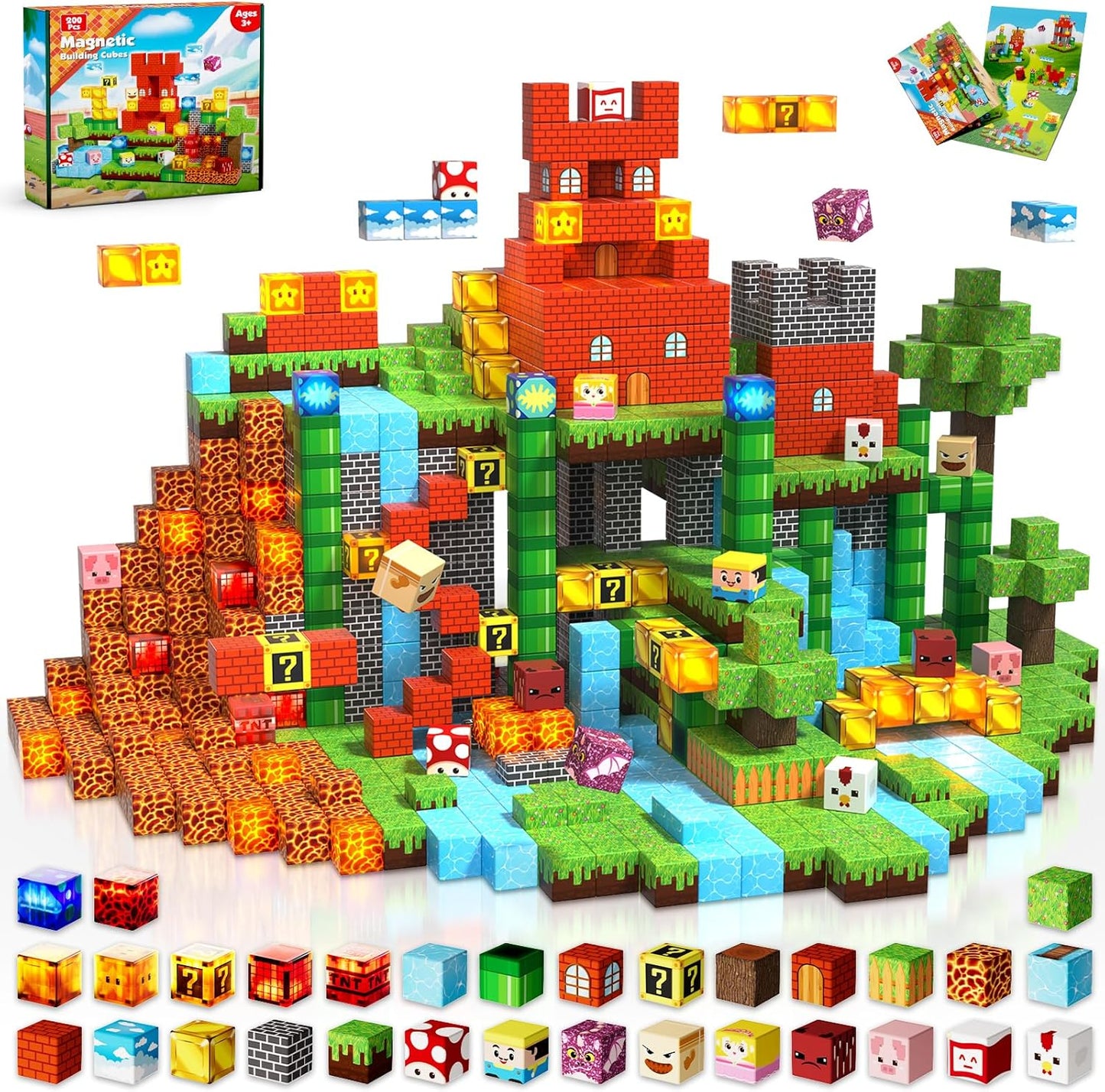 Magnetic Adventure Blocks Set