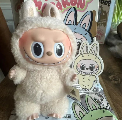 6pc FULL Display Set Labubu Monsters Macaron Surprise Blind Box + BONUS Protector Gift