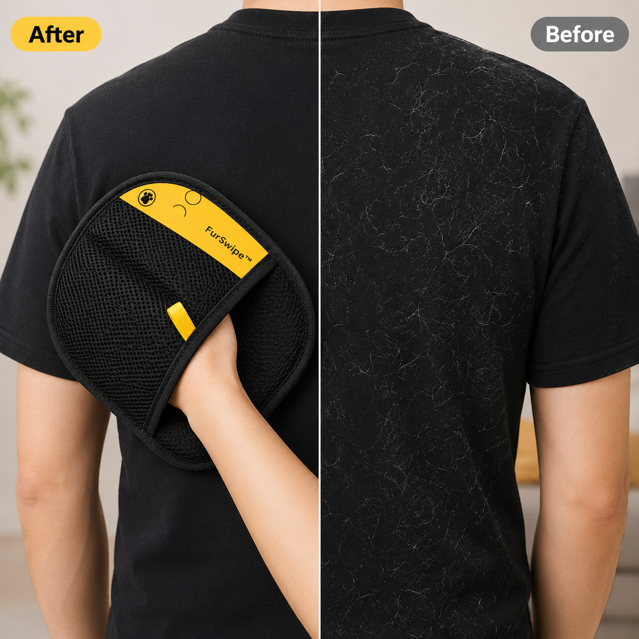 PetHairGlove Dual-Side Pet Fur Brush