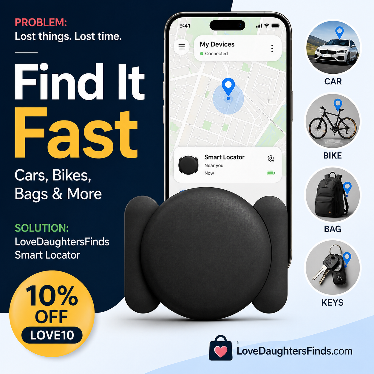 StealthFind™ Smart Anti-Theft Locator