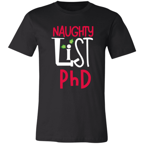 Naughy List PhD T-Shirt