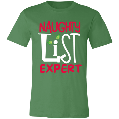 'Naughy List Expert' TShirt and sweatshirt