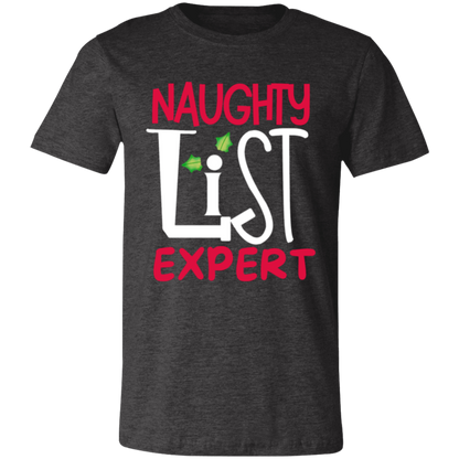'Naughy List Expert' TShirt and sweatshirt