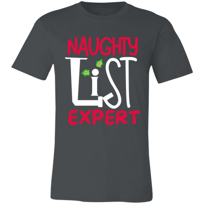 'Naughy List Expert' TShirt and sweatshirt