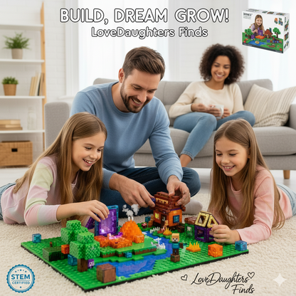 300pc Magic Magnet Building Blocks Set with Storage Box