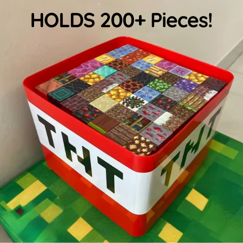 300pc Magic Magnet Building Blocks Set with Storage Box