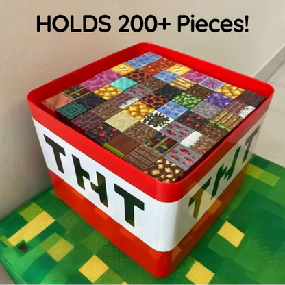 300pc Magic Magnet Building Blocks Set with Storage Box