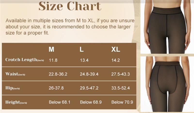 SPOONME Fleece Leggings Lined Tights