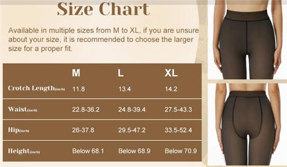 SPOONME Fleece Leggings Lined Tights