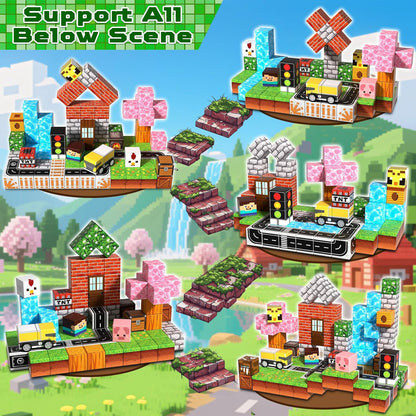 Magnetic Adventure Blocks Set