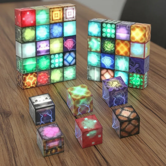 Magnetic Light-Up Cubes - perfect addition to any Adventure Set