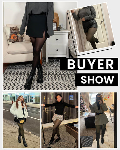 SPOONME Fleece Leggings Lined Tights