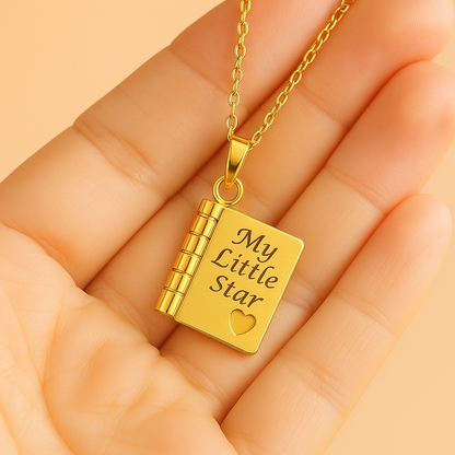 My Little Star Engraved Necklace