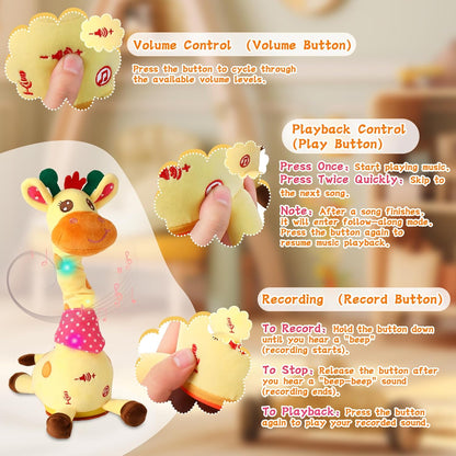 Dancing Giraffe Singing Toy