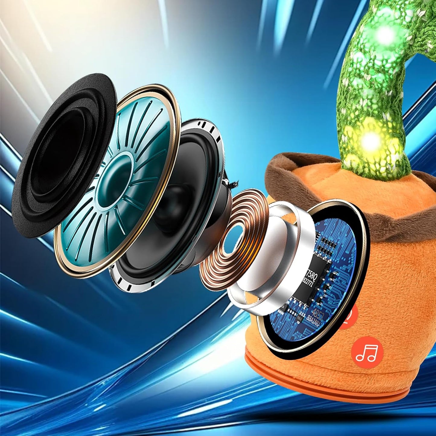 Lively Dancing Cactus Toy