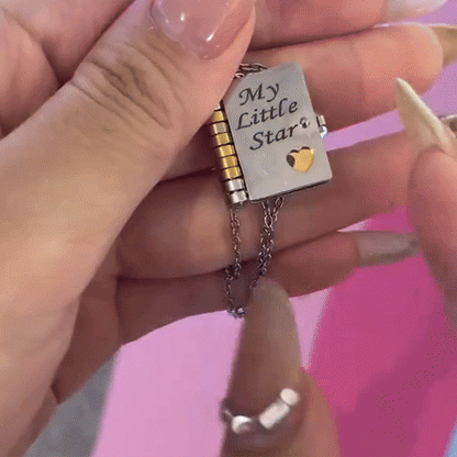 My Little Star Engraved Necklace