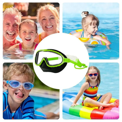 Nose Covered WideView Kid Swim Goggles