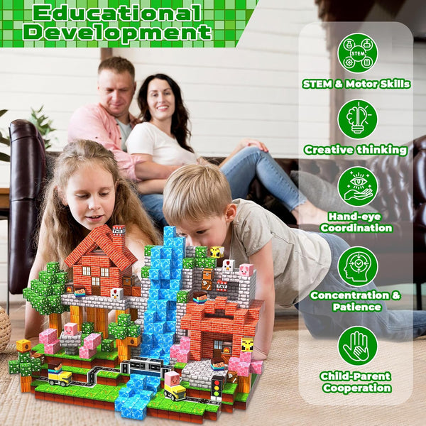 Magnetic Adventure Blocks Set