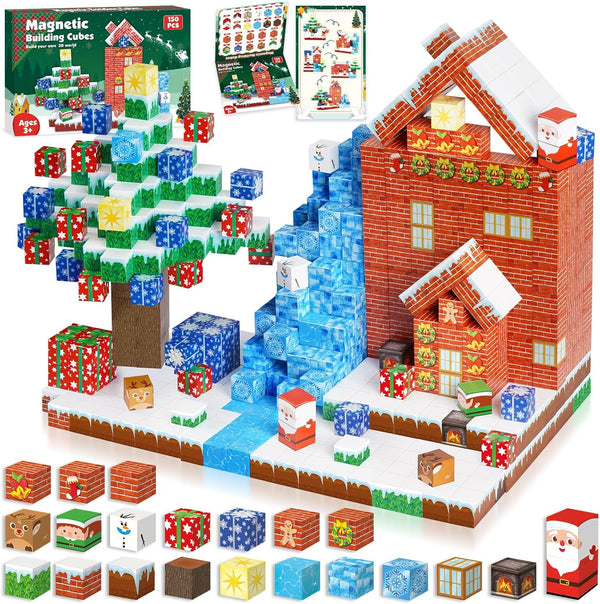 Festive Magnetic Build Blocks