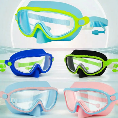 Nose Covered WideView Kid Swim Goggles