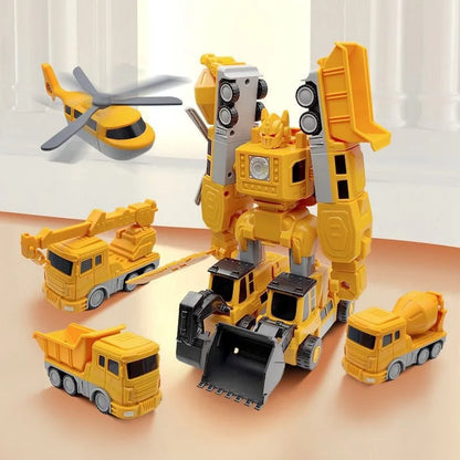 Magnetic Transforming Car and Robot Set