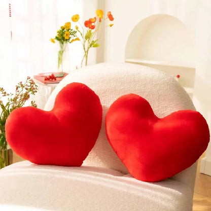Cute Heart Plush Sofa Pillow