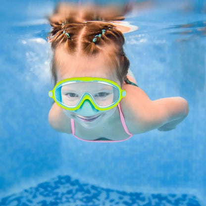 Nose Covered WideView Kid Swim Goggles