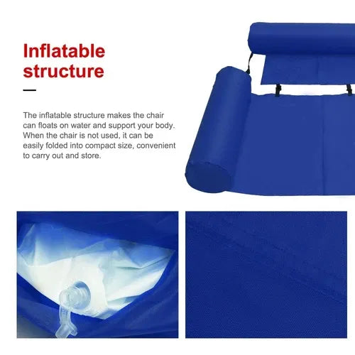 AquaCloud™ Inflatable Pool Lounge Chair